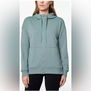 Mondetta Ladies' Performance Full Zip Hoodie, Chinois Green